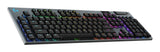 Logitech G915 X Lightspeed, Teclado Para Juegos Negro, Diseño De, Gl Táctil, Interruptores Lineales Gl 920-012697
