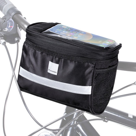 EAN 5907769300516 - Wozinsky WBB12BK Frente Bolsa de bicicletas 2 L Poliéster, PVC Negro imagen 1