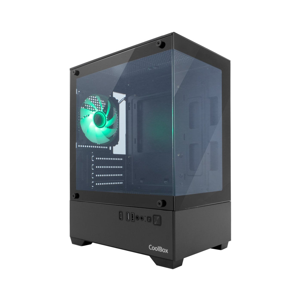 Caja Sobremesa Microatx Gm200 Vision Lite Negro Coolbox