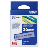 EAN 4977766686594 - Brother TZE-561 cinta para impresora de etiquetas Negro sobre azul imagen 4