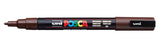 Posca Marcador  Pc-3m Punta Cónica 0,9 - 1,3 Mm Marrón Oscuro