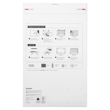 EAN 5706998845184 - eSTUFF GLBB23510287 filtro para monitor 58,4 cm (23") Filtro de privacidad para pantallas sin marco imagen 2