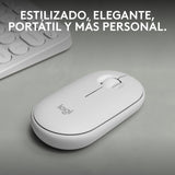 Ratón Logitech Pebble 2 M350s Wireless + Bluetooth Blanco 910-007013