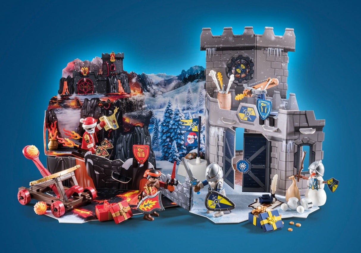Playmobil 71346 Calendario De Adviento Novelmore - Lucha En La Nieve, Juguete De Construcción
