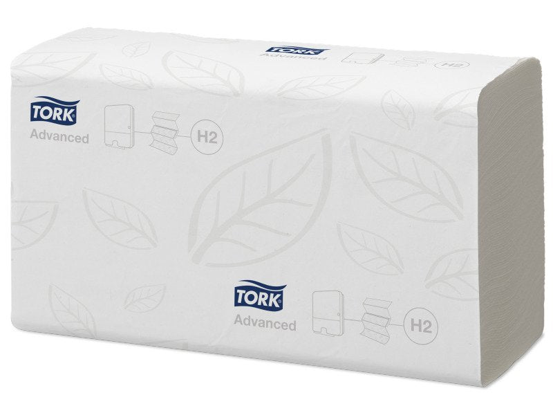 Tork Papierhandtücher 471132 Xpress® H2 Advanced Interfold-Falzung 2-Lagig Blanco, 3.800 Toallitas