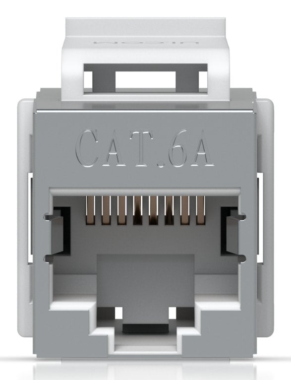 Ubiquiti Uacc-Keystone-Coupler-C6a Pack De 12 Conectores Rj45 Cat6a Para Conectar Cables Ethernet F&Aacute Cilmente. Permite Instalaci&Oacute N A Presi&Oacute N En Un Panel De Conexiones Vac&Iacute O. Compatible Con Uacc-Rack-Panel-Patch-Bl