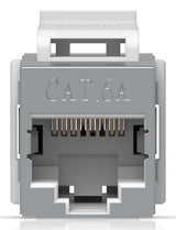 Ubiquiti Uacc-Keystone-Coupler-C6a Pack De 12 Conectores Rj45 Cat6a Para Conectar Cables Ethernet F&Aacute Cilmente. Permite Instalaci&Oacute N A Presi&Oacute N En Un Panel De Conexiones Vac&Iacute O. Compatible Con Uacc-Rack-Panel-Patch-Bl