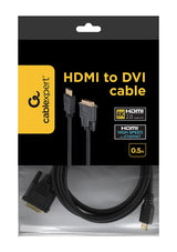 EAN 8716309043458 - Gembird 1.8m, HDMI/DVI, M/M 1,8 m DVI-D Negro imagen 5