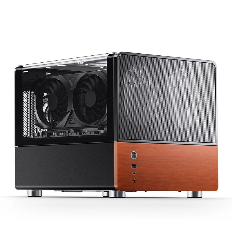 Jonsbo V12 Pc Carcasa, Mini-Tower, Micro-Atx - Negro