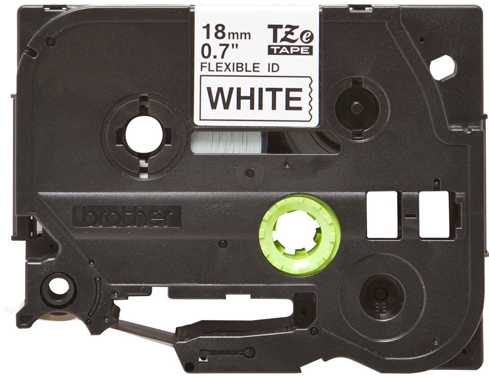Brother Cinta Laminada Blanco / Negro (Flexibles) 18mm