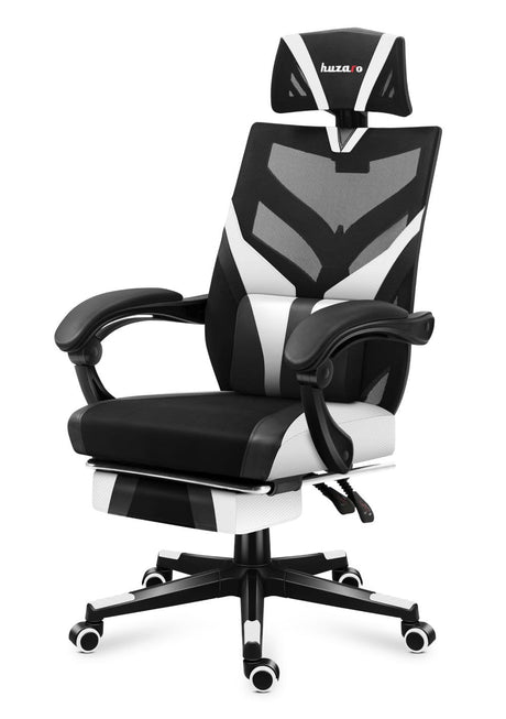 EAN 5903796011333 - Huzaro Combat 5.0 Silla para videojuegos de PC Asiento de malla Negro, Blanco imagen 3