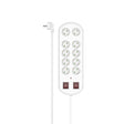 EAN 4047443481139 - Hama 00223163 base múltiple 2 m 10 salidas AC Interior Blanco imagen 1