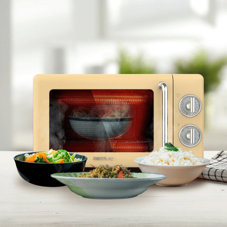 EAN 8435484017084 - Cecotec 01708 microondas Beige, Acero inoxidable Microondas con grill Encimera 20 L 700 W imagen 3
