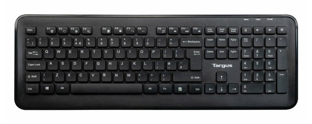 Targus Juego De Teclado Y Ratón Combo Full Size Inalámbrico 2.4 Ghz Qwerty Nórdico Negro