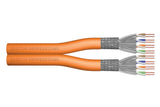 Cable De Instalación S-Ftp Cat 7, 1200 Mhz Cca (En 50575), Awg 23/1, Anillo De 100 M,