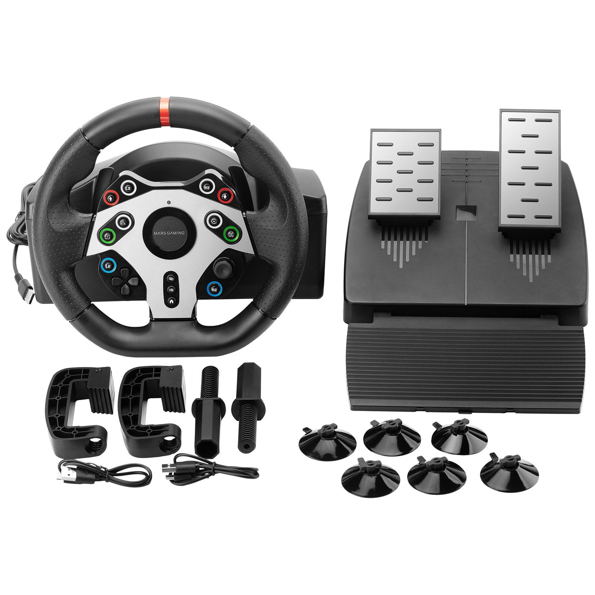 Volante Con Pedales Mars Gaming Mwh-Rsxtwo