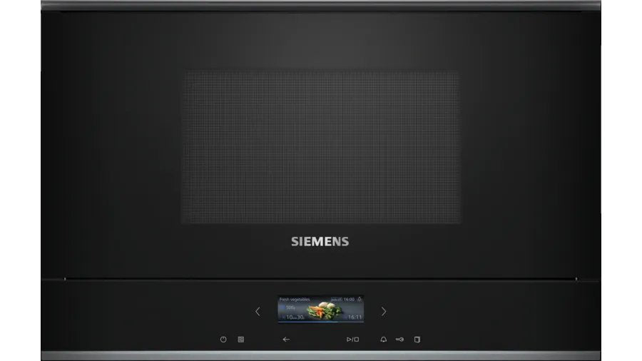 EAN 4242003906514 - Siemens iQ700 BF722L1B1 microondas Negro Solo microondas Integrado 21 L 900 W imagen 1