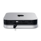 Satechi Aluminum Do Mac Mini Usb-C (Usb-C, 3x Usb-A, Czytnik Kart Micro/Sd, Jack Port) (Srebrny)