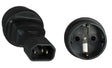 EAN 5711783344605 - Microconnect PE14CEEAD adaptador de enchufe eléctrico C14 Tipo F Negro imagen 1