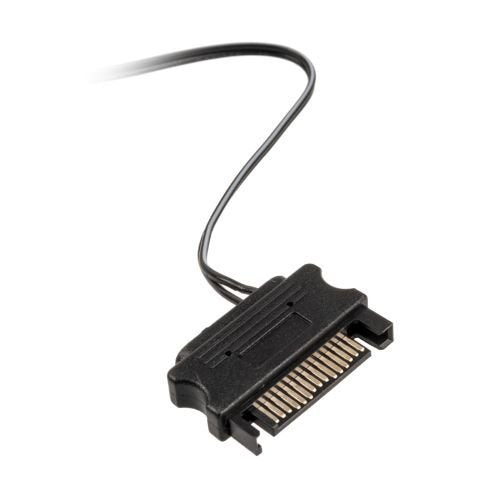 Kolink 1-4 Pwm Ventilador Cable Divisor - 35 Cm, Geflochten, Negro