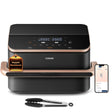 EAN 0810123673285 - Cosori Dual Blaze Twinfry Chef Edition Doble 10 L Independiente 2800 W Freidora de aire caliente Gris Osc imagen 1
