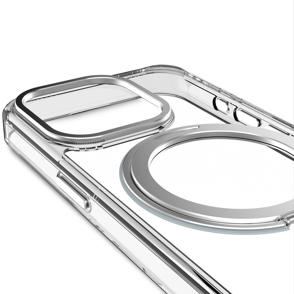 Decoded Recycled Plastic Loop Stand Backcover Ip15 Pro Trans.