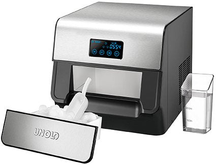 EAN 4011689489556 - Unold 48955 máquina de cubo de hielo Máquina para hacer cubitos de hielo portátil 150 W Negro, Acero inox imagen 9
