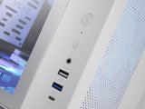 Caja Semitorre Atx Mc-Curv Blanco Mars Gaming Atx/ 1xusb 3.0, 1xusb2.0, 1xusb-C/ 2x 3.5'' Hdd + 1x 2.5'' Ssd/