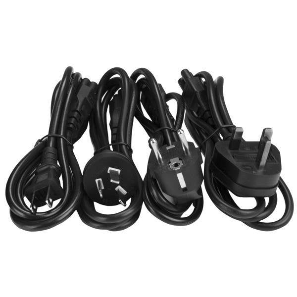 EAN 0065030865791 - StarTech.com SVA12DN4NEUA adaptador e inversor de corriente Interior 78 W Negro imagen 3