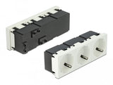 Delock 81323 Tomacorriente Easy 45 Con Conexión A Tierra De 3 Vías Con Una Disposición De 45° 45 X 45 Mm 5 Piezas