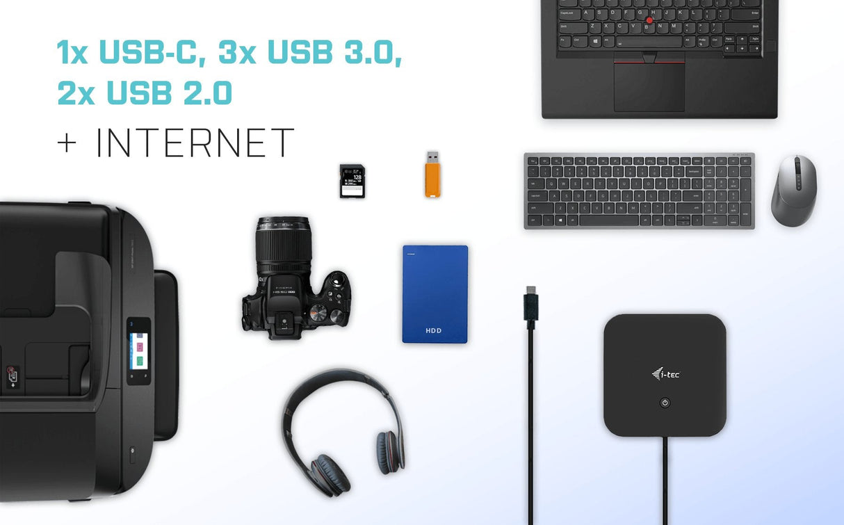 I-Tec Usb-C Hdmi Dp Dock Pd100waccs 2x Lcd Dock + Charger-C112w