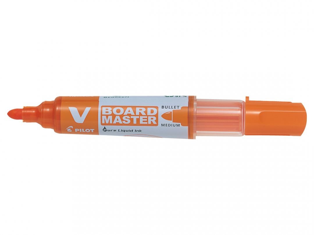 Pilot Marcador Pizarra Recargable Vboard Master Begreen Punta Conica Trazo 2,3mm Recargable Naranja