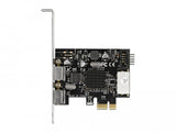 Delock Tarjeta Pci Express X1 A 2 X Ps/2 Y Cabezal De Pines Usb - Factor De Forma De Bajo Perfil