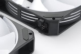 Abysm Gaming Arclight 2.0 Argb Black Pack De 3 Ventiladores 120mm Con Iluminacion Argb - Velocidad Max. 1500rpm - Conexion En Serie