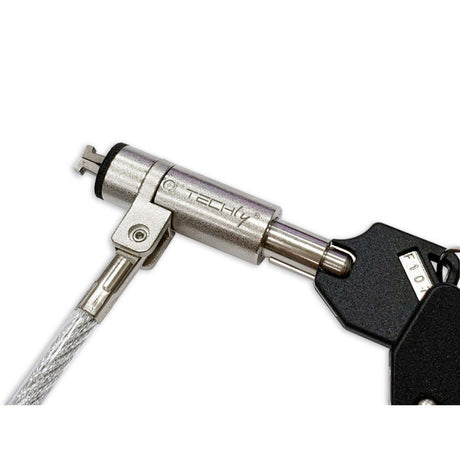 EAN 8051128107289 - Techly IQ-LOK-15-K cable antirrobo Plata 1,8 m imagen 4