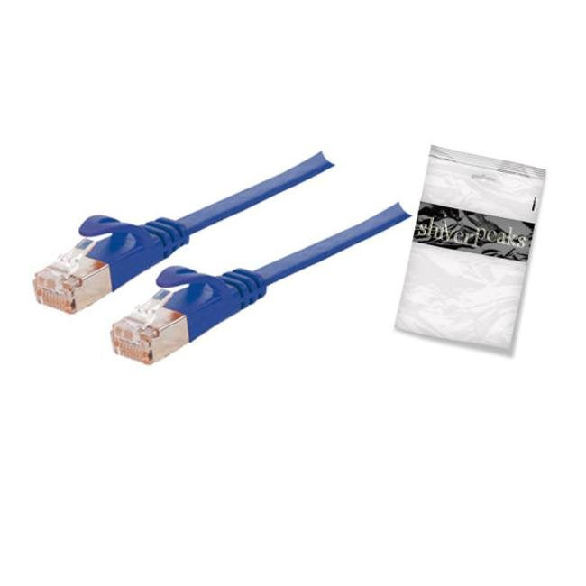 Cable Basic-S De Red U/Ftp Rohcable Cat.7 Slim Azul 15,0m