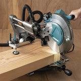Tronzadora E Ingletadora Inalámbrica Makita Ls004gz01 Xgt, 40 Voltios + Adaptador De Radio Azul, Bluetooth, Sin Batería Ni Cargador Ls004gz01
