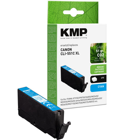 EAN 4011324000979 - KMP 1518,4003 cartucho de tinta 1 pieza(s) Compatible Alto rendimiento (XL) Cian imagen 1