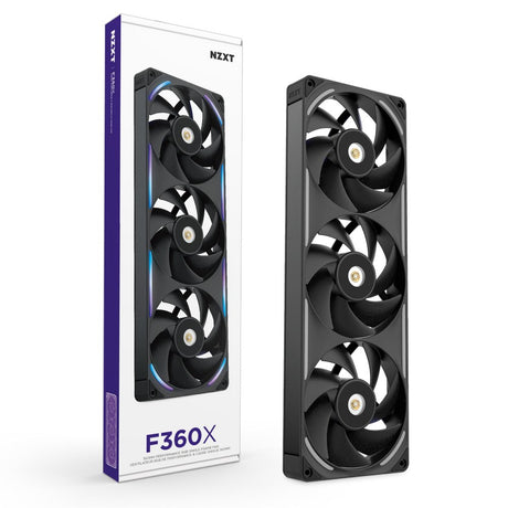 EAN 5056547206677 - NZXT F360X Carcasa del ordenador Ventilador 12 cm Negro 1 pieza(s) imagen 2