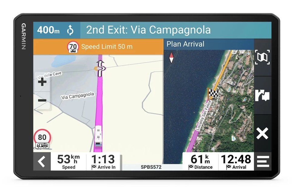 Garmin Camper 1095 Navegador Gps Para Autocaravana 10" Con Mapas De Europa