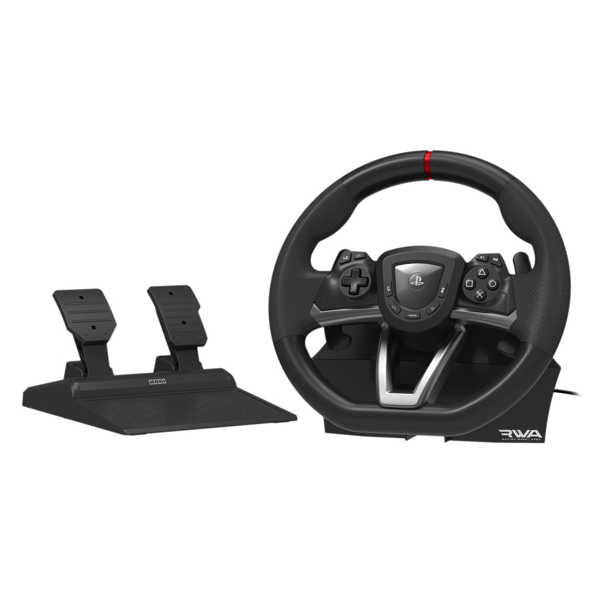 Volante + Pedales Hori Racing Wheel Apex Para Ps5, Ps4 Y Pc