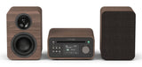 Pure Classic Stereo Mini Stereoanlage Dab+ Fm, Bluetooth, Cd, Usb Braun Walnuss