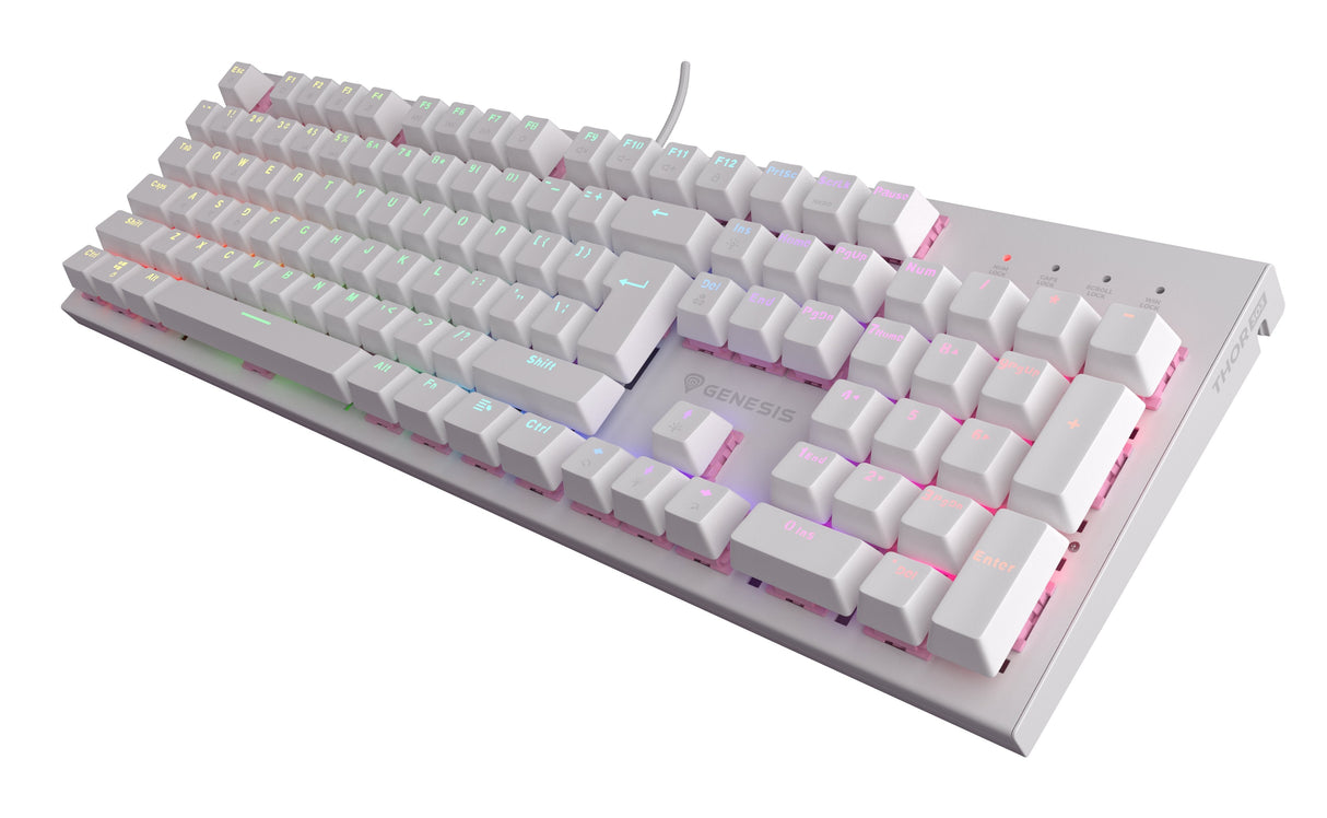 Genesis Thor 303 Rgb Biala Outemu Peach Silent