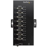 Startech.Com Adaptador Industrial Usb A 8 Puertos Serie Db9 Rs232 Rs422 Rs485 Con Protección Esd De 15kv - Cable Conversor Usb A Serial