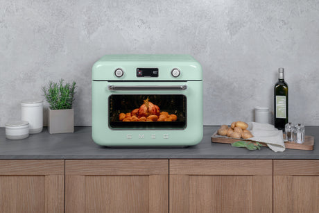 EAN 8017709333881 - Smeg COF01PGEU horno de vapor Pequeño Verde Botones, Giratorio imagen 16