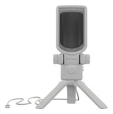 Micrófono Natec Genesis Radium 250 Usb Stand White