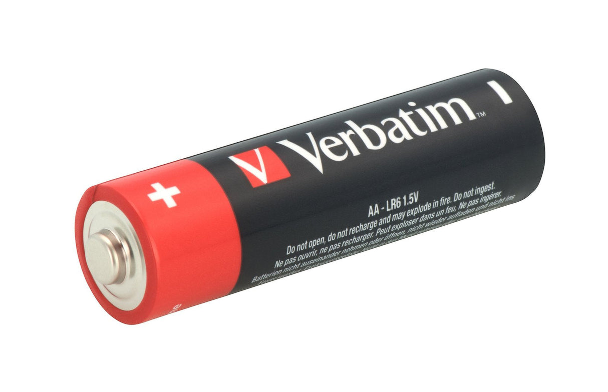 Verbatim Bateria Alkaline, Mignon, Aa, Lr06, 1.5v   Pack 4 Pilas