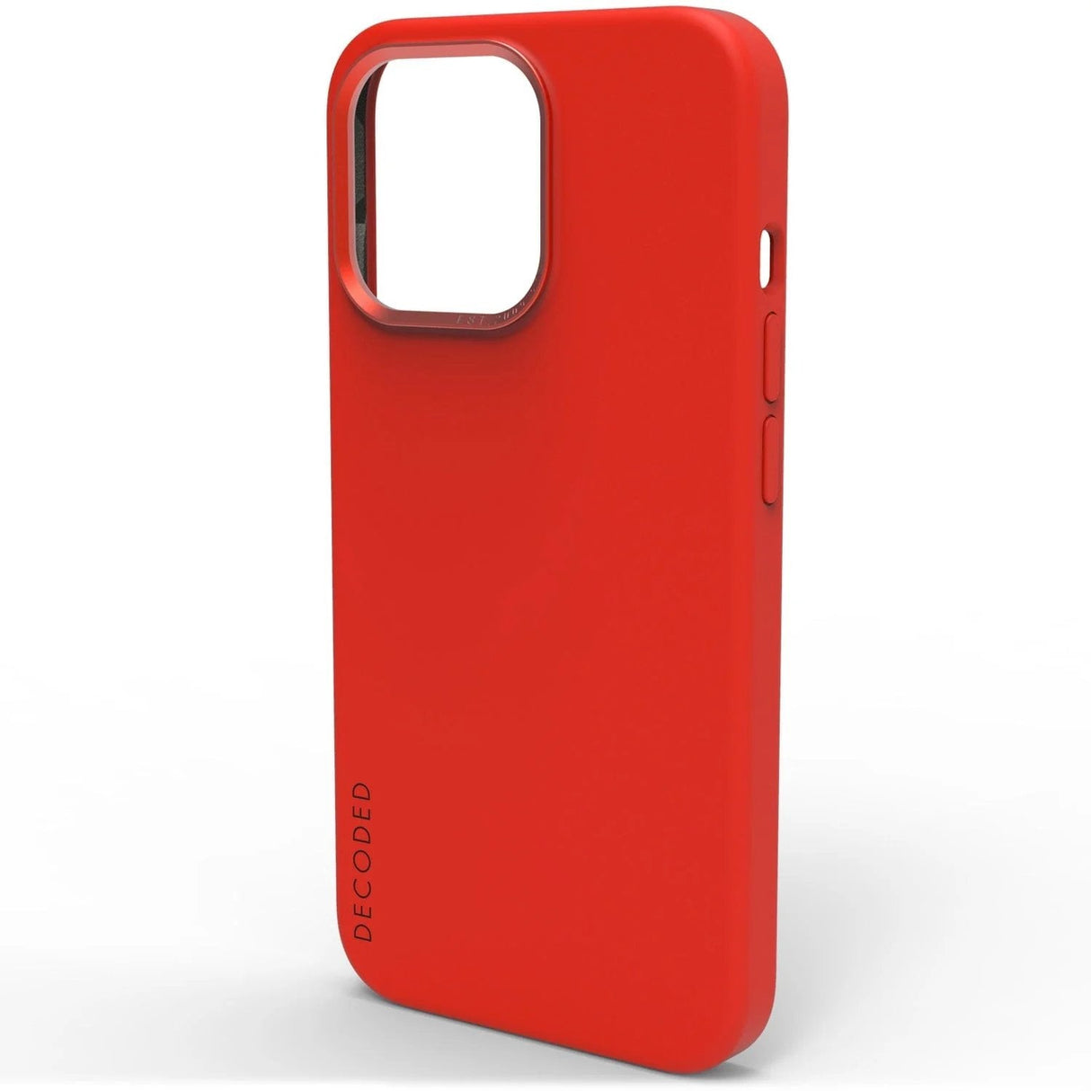 Funda  Trasera De Silicona Decoded Iphone 13 Pro Max Rojo Brisk
