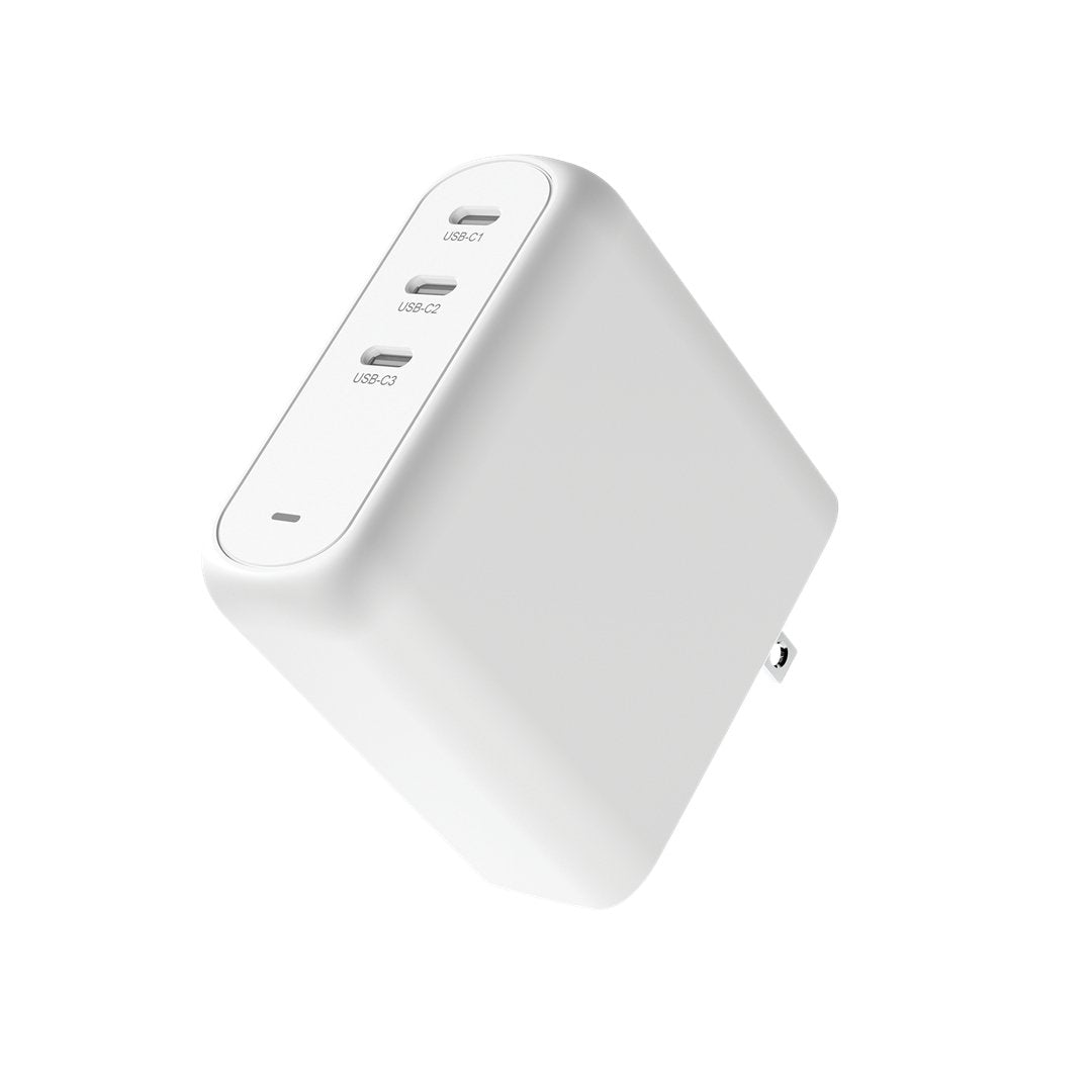 Creative Cargador 140w Gan,3xusb-C Pps,Pd3.0,Qc4+,Blanco