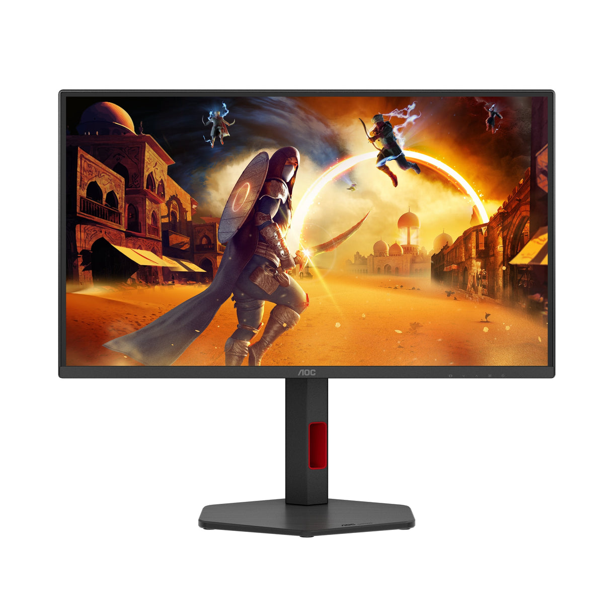 Monitor Aoc G4 Q25g4sr  24.5" 2560 X 1440 Pixeles Quad Hd Led Negro, Rojo